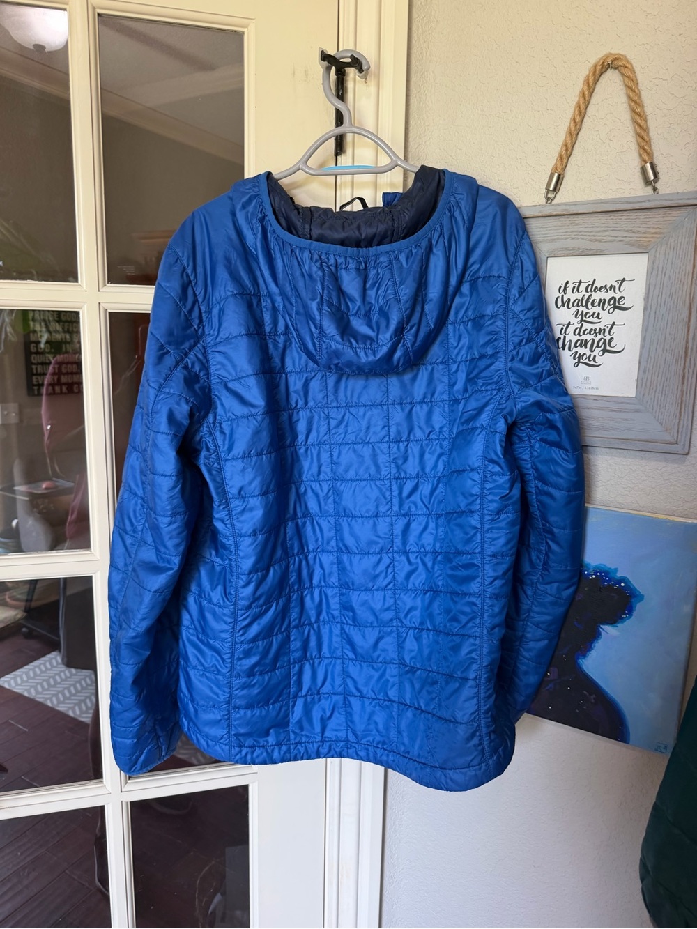 Men’s L.L. Bean Packable Down Hooded Jacket Sz L